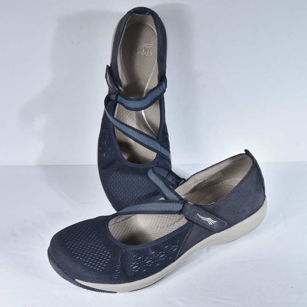 Dansko Haven Suede Flats Blue size 38